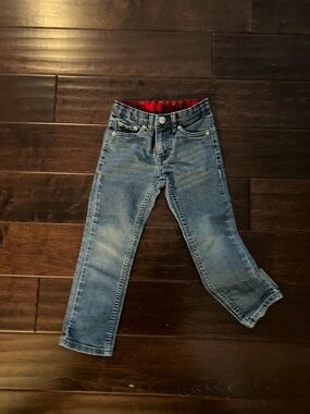 Levi's Kids Blue Jeans with Red Waistband